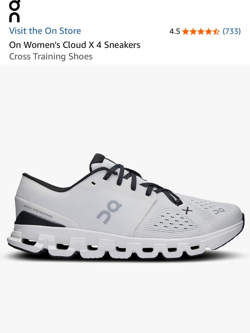 On cloud Women’s Cloud x 4 sneakers - Picture 7 of 10